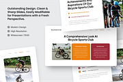Bicycle Sports Club Keynote, a Templates & Theme by SquidPixey (Thumbnail 3 of 6)