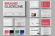 Clean Brand Guideline Template, a Brochure Template by ContestDesign (Thumbnail 1 of 5)