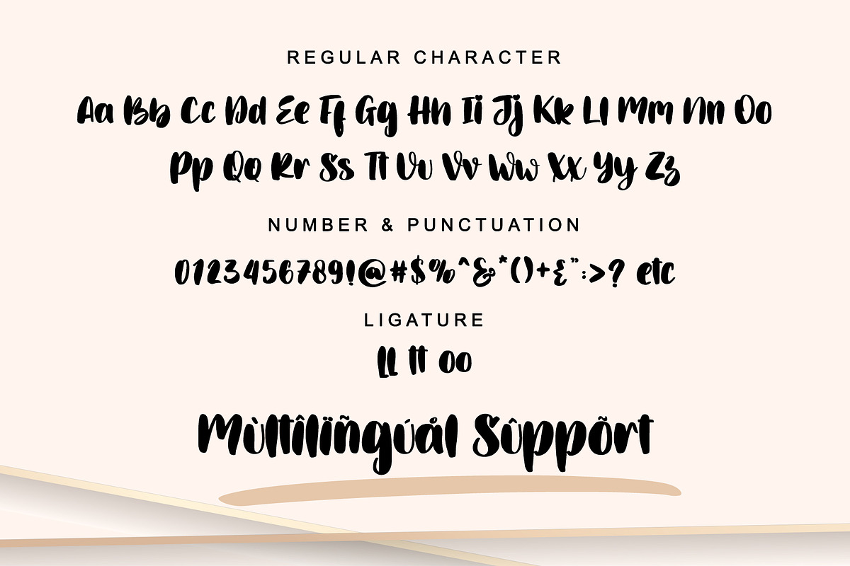 Vallisa, a Script Font by Letterara (Photo 6 of 7)