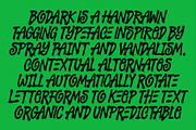 Bodark – Hand Drawn Tagging Font, a Handwritten Font by The Native Saint Club (Thumbnail 4 of 16)