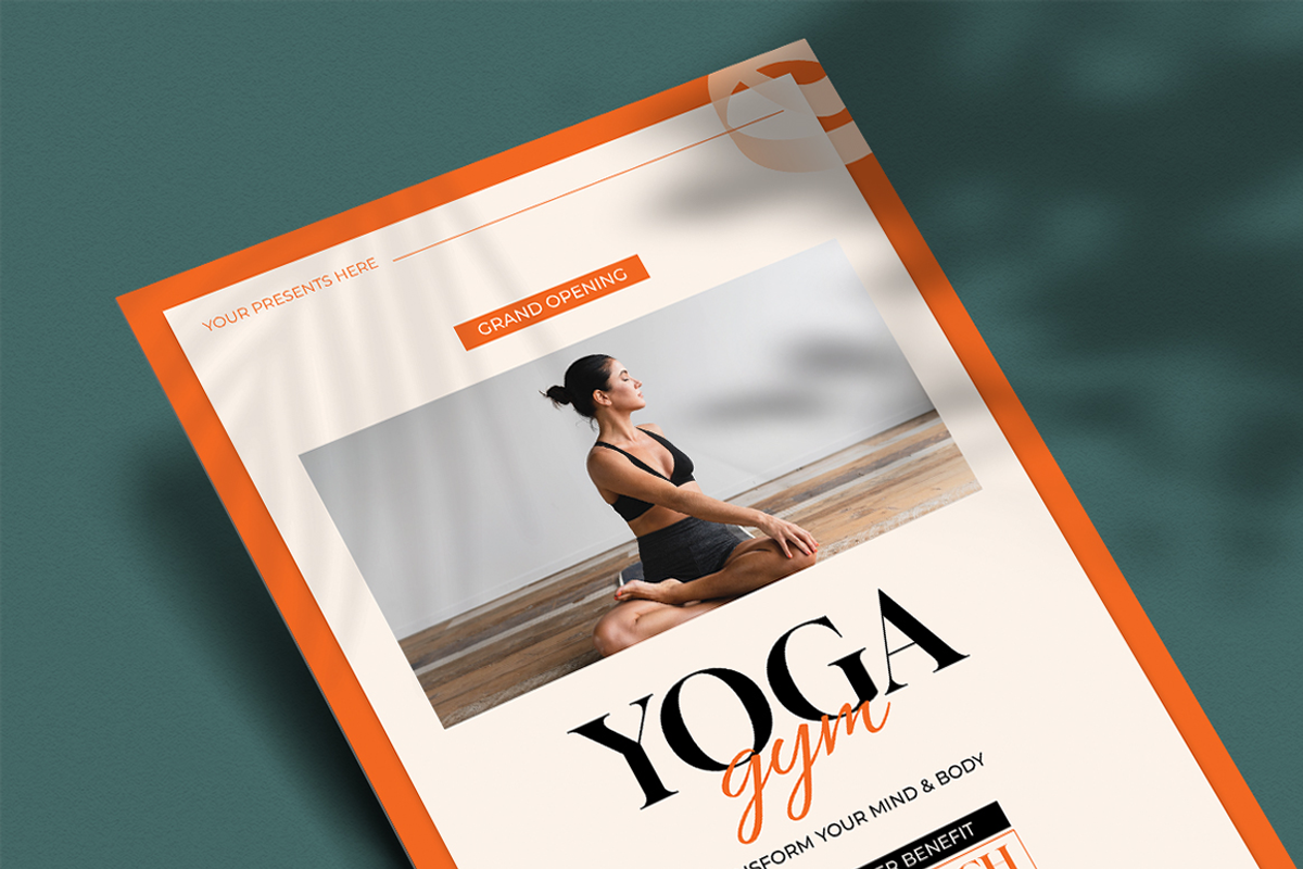Hina - Yoga Gym Flyer, a Flyer Template by Lettha-Studio (Photo 4 of 4)