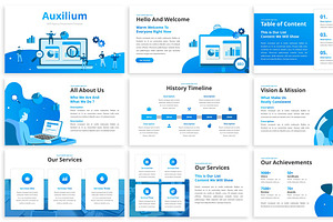 Auxilium - SEO Agency Powerpoint