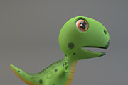 Cartoon Dinosaur, an Animal 3D Model by XYZ Space (Thumbnail 2 of 6)