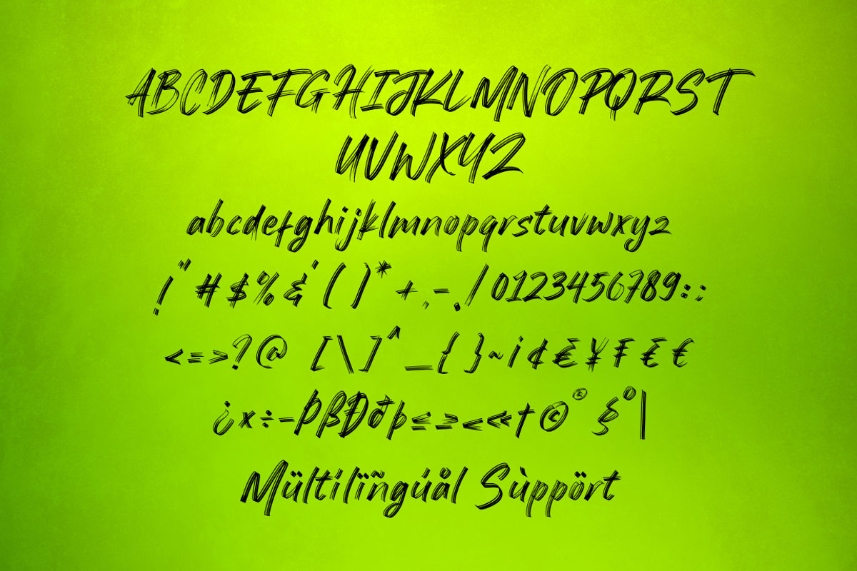 Rustlime Brush Font, a Script Font by Sronstudio (Photo 10 of 10)