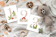 Dino party. Watercolor collection, an Animal Illustration by AfonshinaArt (Thumbnail 10 of 13)