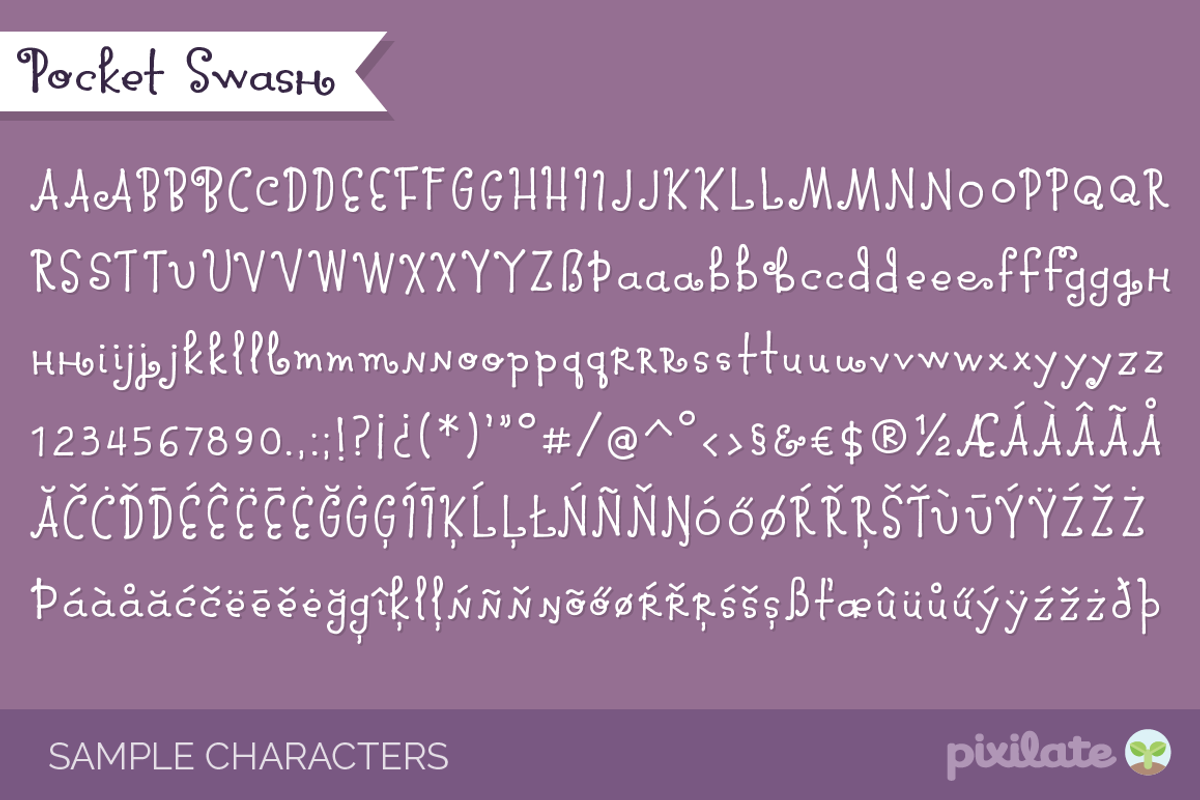 Pocket Swash Font preview 5