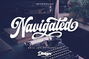 Navigated, a Script Font by Ditatype (Thumbnail 1 of 11)