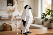 Penguin sculpture - 3d papercraft, a Card Template by PAPER amaze (Thumbnail 1 of 5)