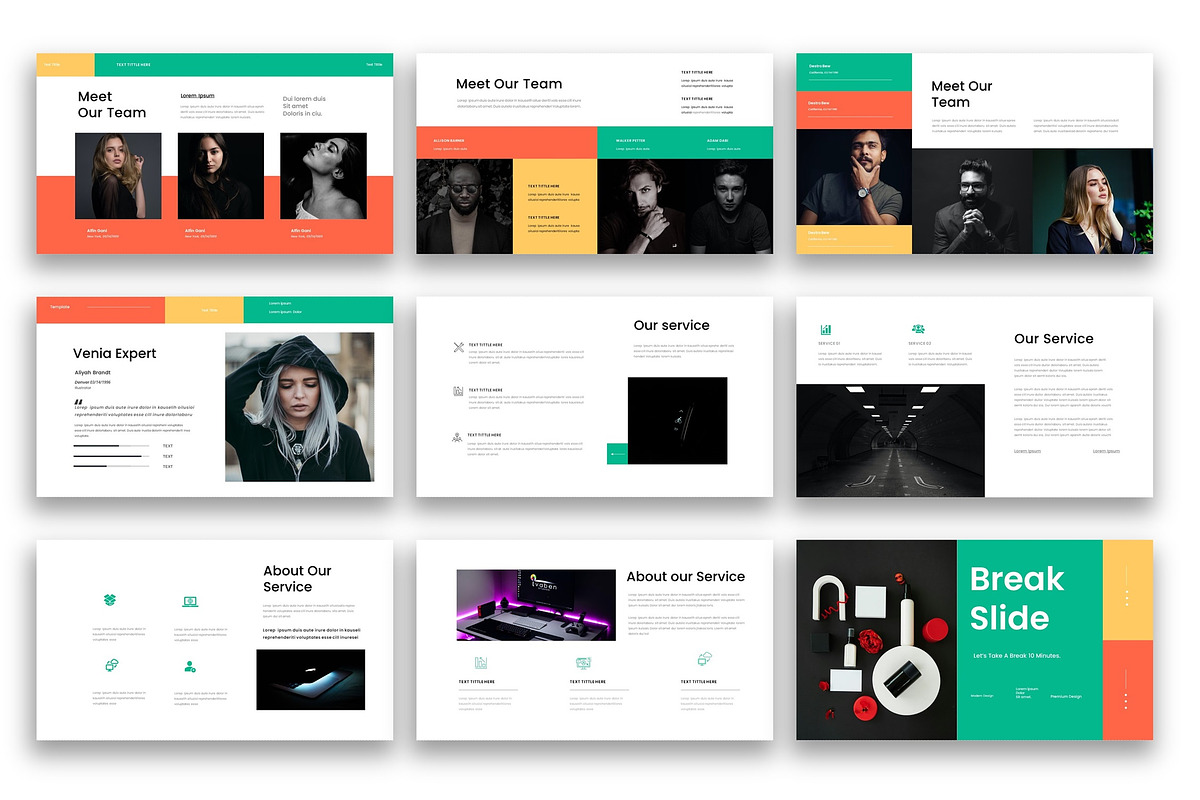 Venia–Business PowerPoint Template, a Presentation Template by kreatifreya (Photo 3 of 5)