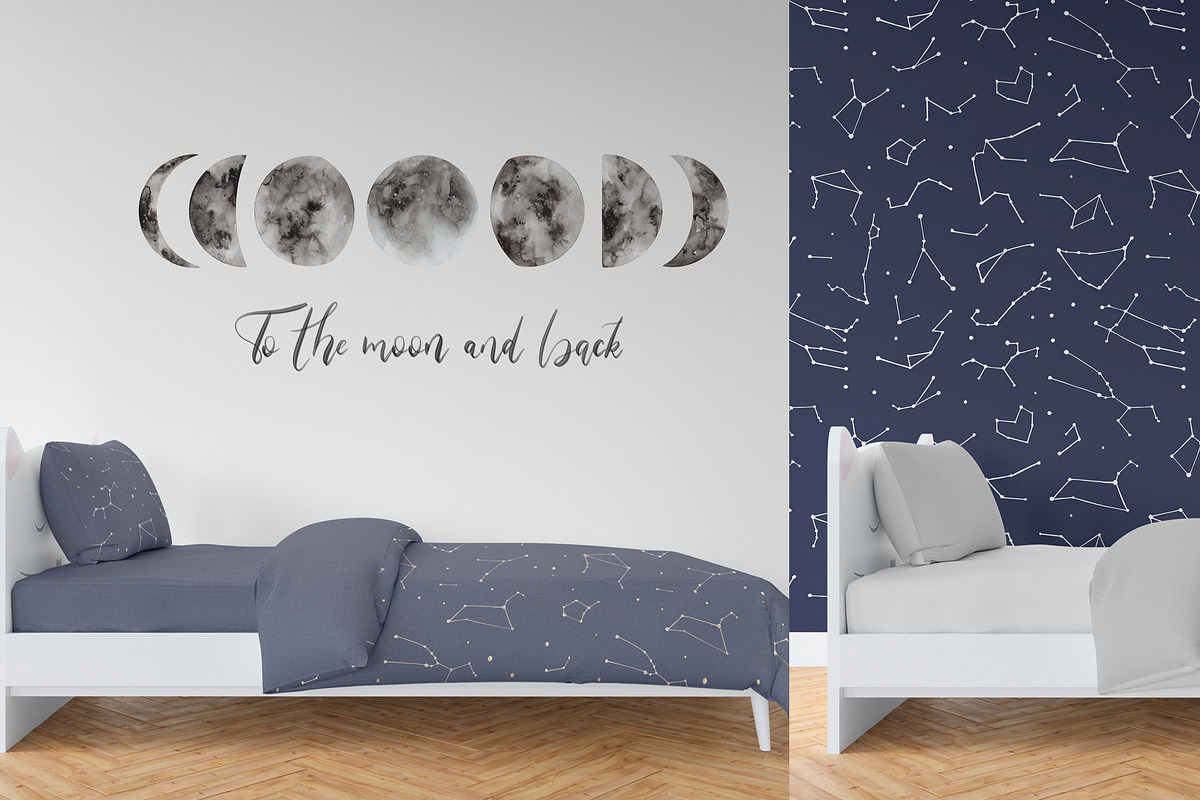 Starlight Night and Astrology Set, an Object Graphic by Slastick (Photo 6 of 7)
