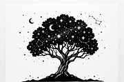 Elegant dream tree silhouette design, a Healthcare Illustration by Amazin_art (Thumbnail 41 of 43)