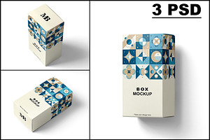 Box Mockup, a Household Mockup by mockupbuys