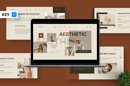 Aesthetic - Photography Keynote, a Presentation Template by Deepslide Studio
