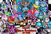 Alice in Wonderland Clipart, an Illustration by TanuschArts (Thumbnail 8 of 8)