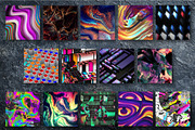 Glitch Psychedelic 12. Digital Paper, a Texture Illustration by KENO Mascots (Thumbnail 3 of 8)