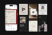 XENO | Instagram Post & Story (I), a Social Media Template by The Aesthetic Studio (Thumbnail 1 of 10)