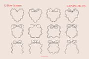 Coquette Bows, Frames and Patterns, an Object Graphic by Felizabeth Design (Thumbnail 8 of 14)