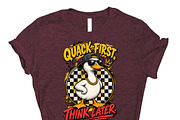Quack First Think Later Cool PNG, an Object Graphic by Star Graphic Design (Thumbnail 9 of 13)