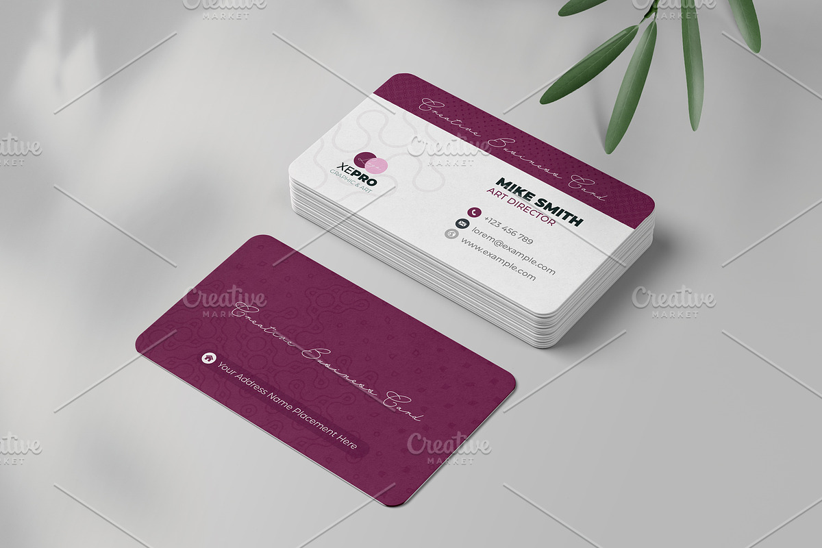 Modern Business Card, a Business Card Template by Cristal Pioneer (Photo 2 of 4)