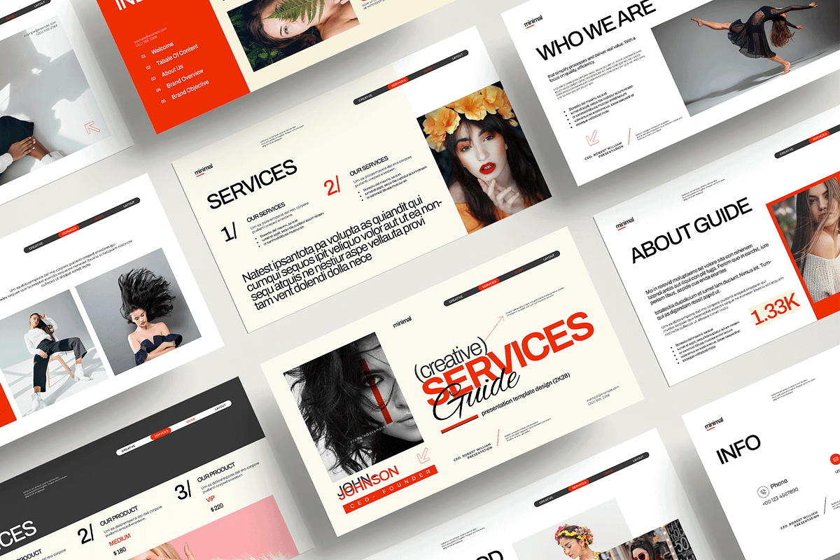 Creative Services Guide Presentation, a Presentation Template by MightyDesign (Photo 1 of 8)