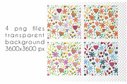 Lovely Flowers Seamless patterns, a Pattern Graphic by Anel_S (Thumbnail 6 of 6)