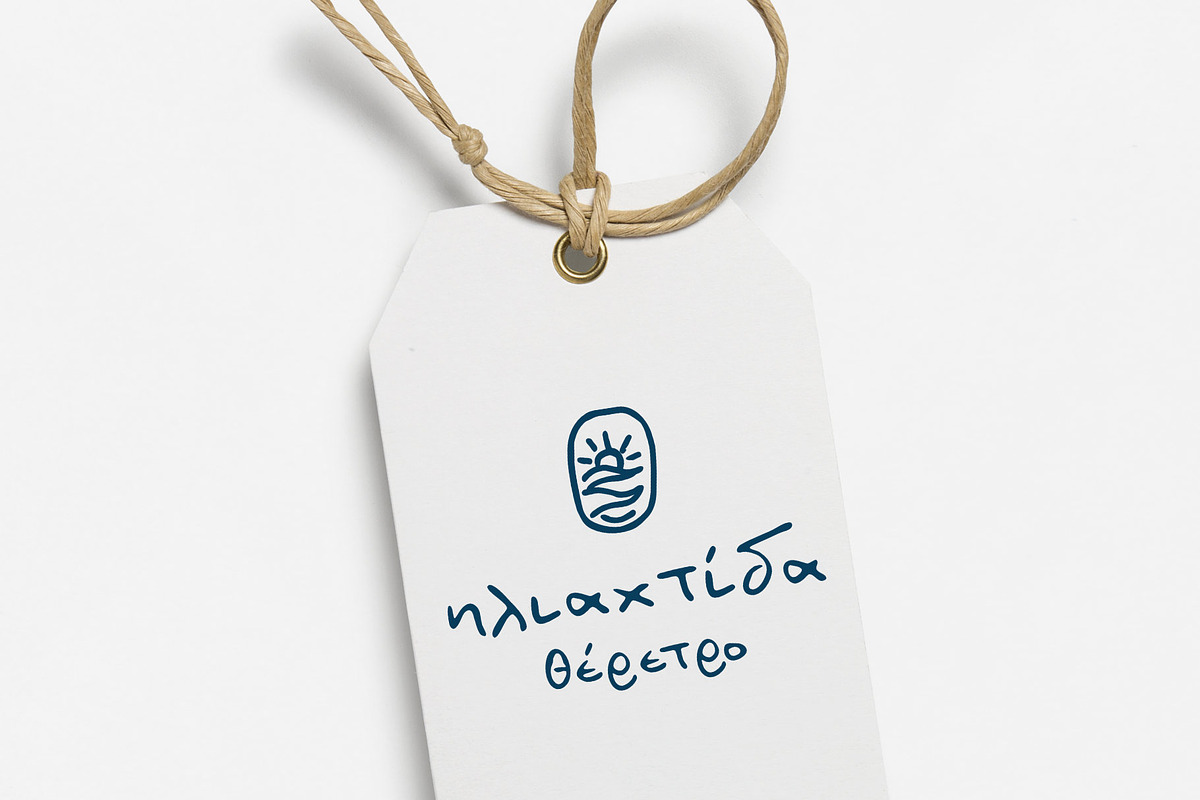 Greek Font Okeanos Handwritten preview 6