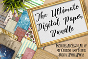 The Ultimate Digital Paper Bundle, a Pattern Graphic by OldMarket Designs (Thumbnail 1 of 12)