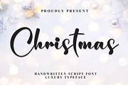 Christmas | Script Font, a Handwritten Font by Scratchones (Thumbnail 1 of 8)