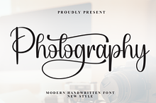 Photography | Script Font