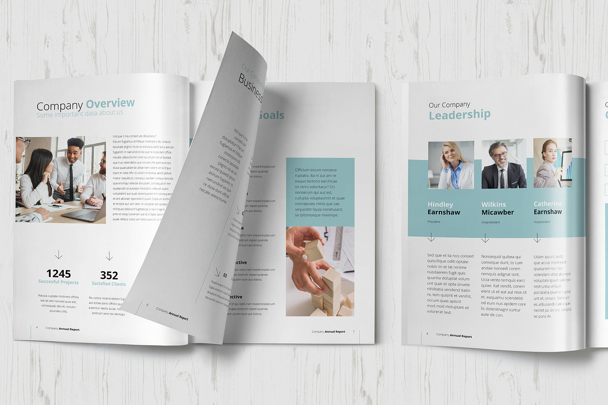Annual Report Template, a Templates & Theme by Sabin (Photo 2 of 5)
