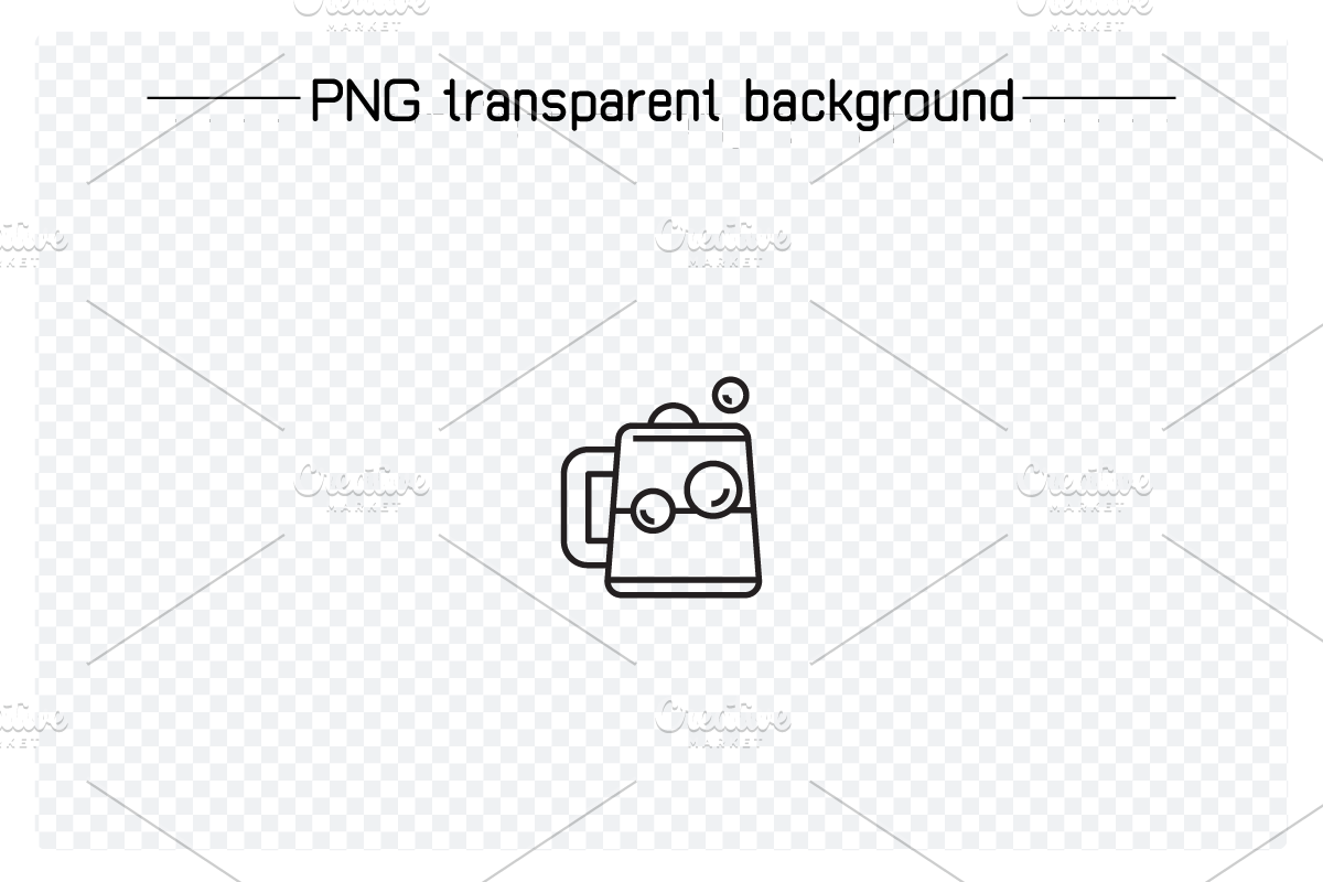 Beverage and Drinks Line Icons, an Outline Icon by Designfour (Photo 4 of 7)