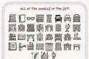 Vintage Library Clipart, Books, an Object Illustration by The October Creative (Thumbnail 4 of 6)