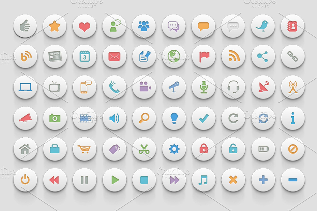 Social Media and Communication Icons, an Icon by Seyyahil (Photo 1 of 2)
