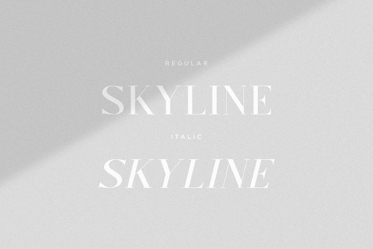 Skyline - Classic Serif, a Serif Font by Mikhail Fukurou (Photo 9 of 10)