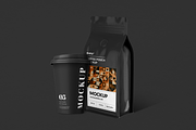 Coffee Packaging Mockups Set, a Cups & Container Mockup by Mockupdaddy (Thumbnail 6 of 22)