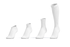 Single Socks On Tiptoe 3D Model