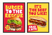 Uergent Burger - Papercut Style Font, a Handwritten Font by Four Lines Std. (Thumbnail 7 of 10)