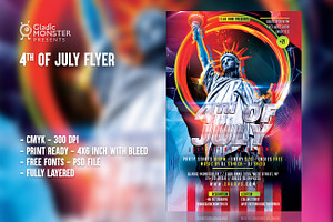 4rth of July Flyer Temmplate