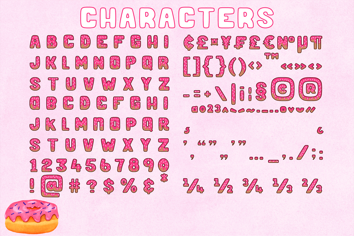 Donut Duo - a delightful font duo, a Font by Amber Nest Design (Photo 9 of 12)