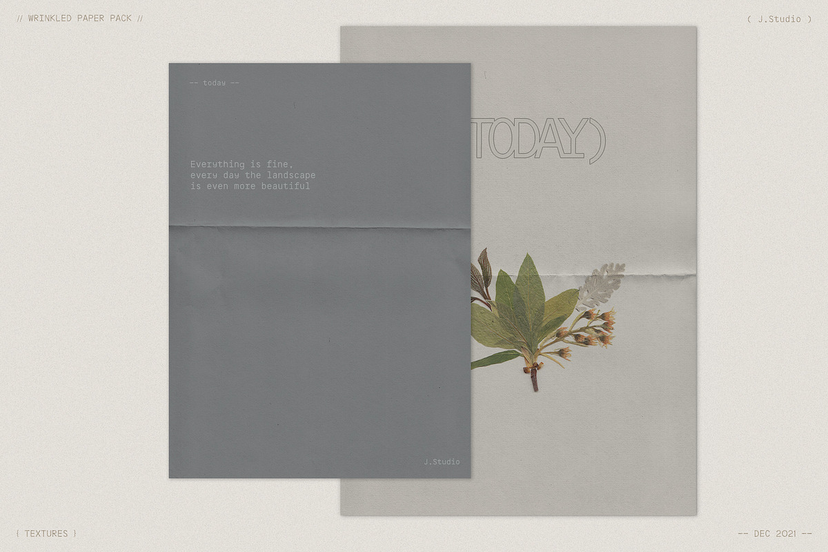 Wrinkled Paper Pack – 70+ PNG Files, a Texture Graphic by J.Studio (Photo 10 of 13)