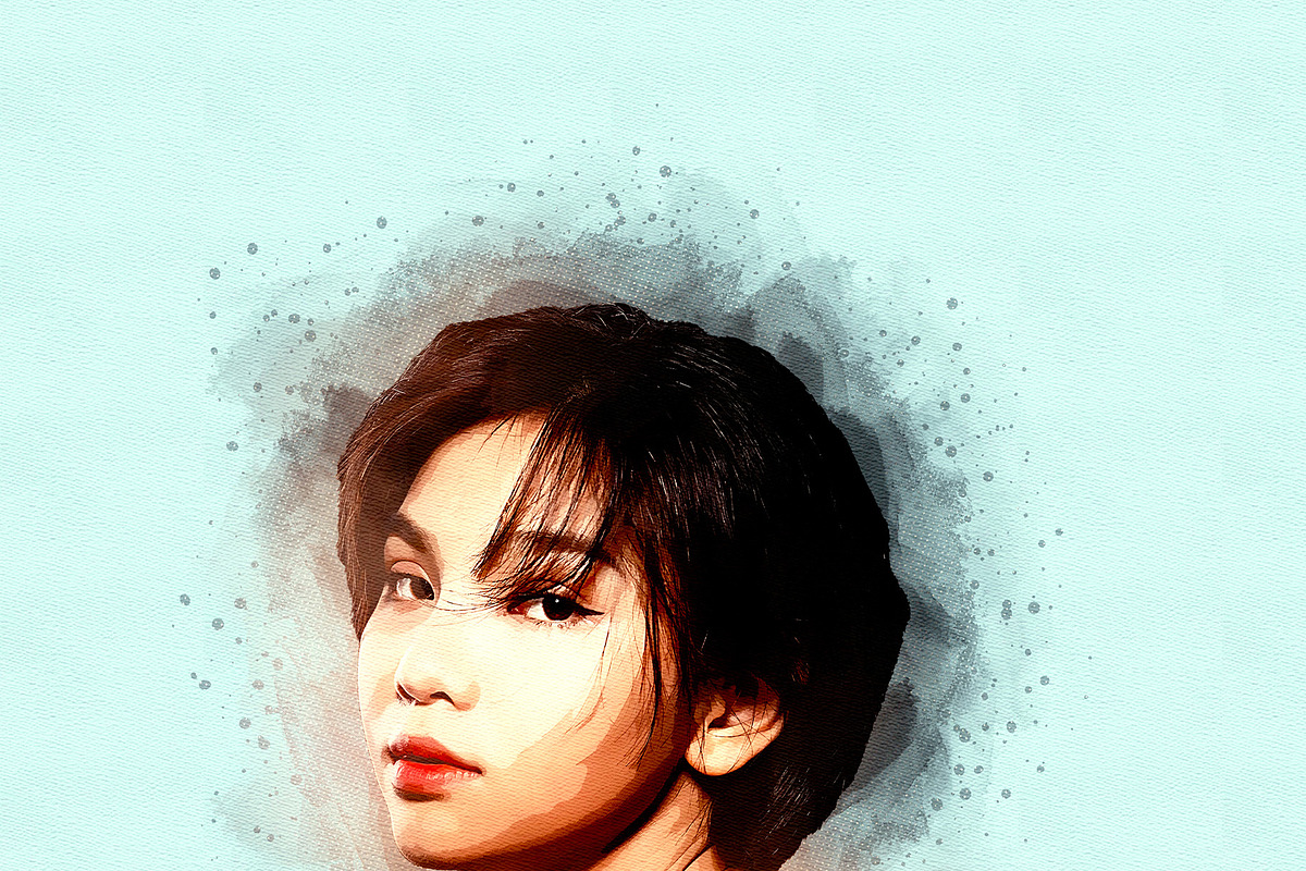 Watercolor Halftone Double Exposure, an Action Add-On by MRI STUDIO (Photo 20 of 23)