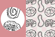 King Cake Line Art, a Seasonal Illustration by TheClipAtelier (Thumbnail 3 of 3)