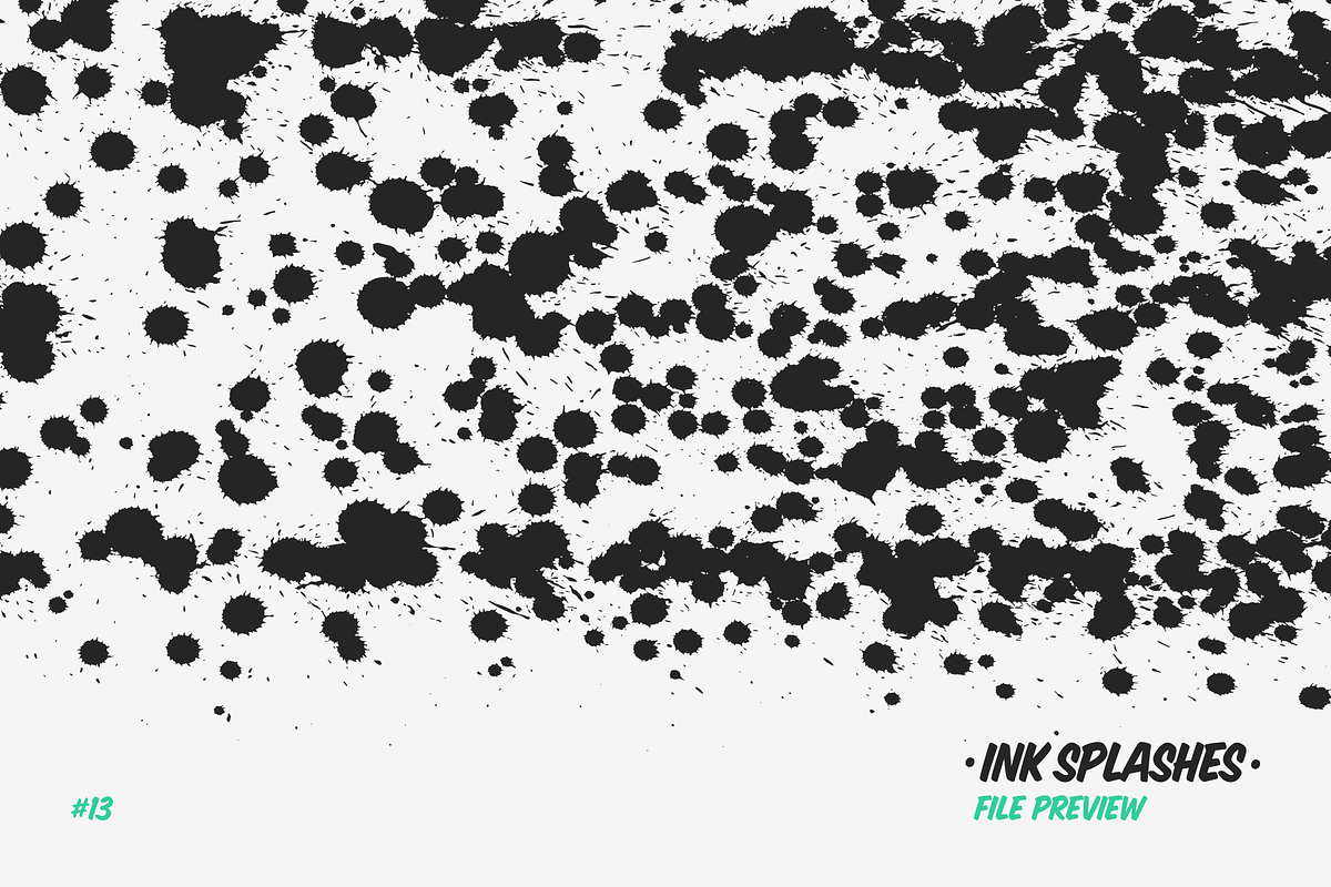 Texture Fabrik - Ink Splashes Vectors