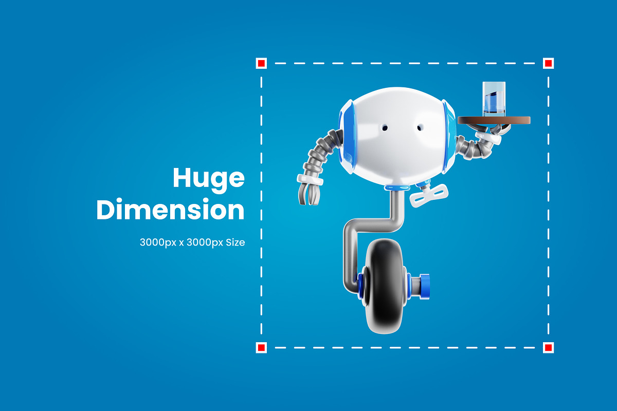 3D Robotic Illustration, an Object 3D Model by SLAB! Design (Photo 2 of 4)