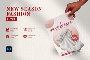 New Season Fashion Flyer, a Flyer Template by Antstheme