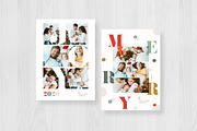 Colourful Typography Christmas Card, a Card Template by Vynetta (Thumbnail 3 of 3)