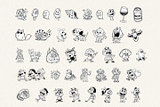 Modern Hand-Drawn Doodles, a Graphic by Helospace (Thumbnail 7 of 10)