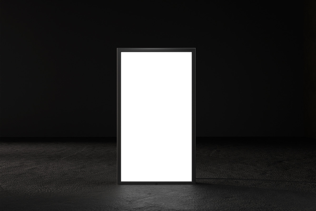 Vertical Digital Screen Mockup, an Advertising Mockup by Unerispace (Photo 4 of 5)