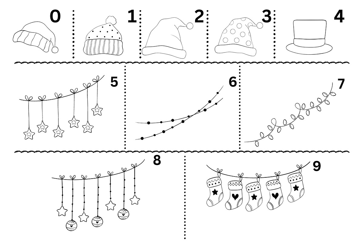 Fox Christmas Doodle Dingbat Font, a Symbol Font by Fox7 By Rattana (Photo 4 of 9)