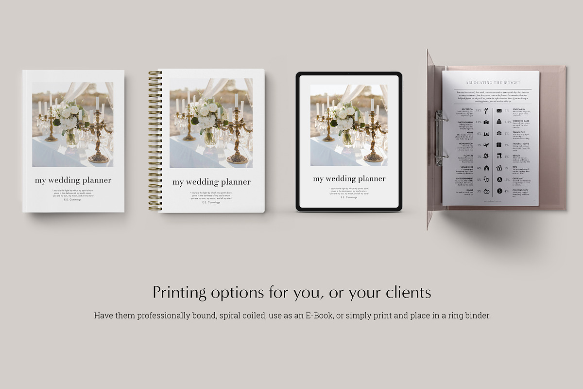 Elegant Wedding Planner, a Stationery Template by Studio Nellcote (Photo 2 of 8)